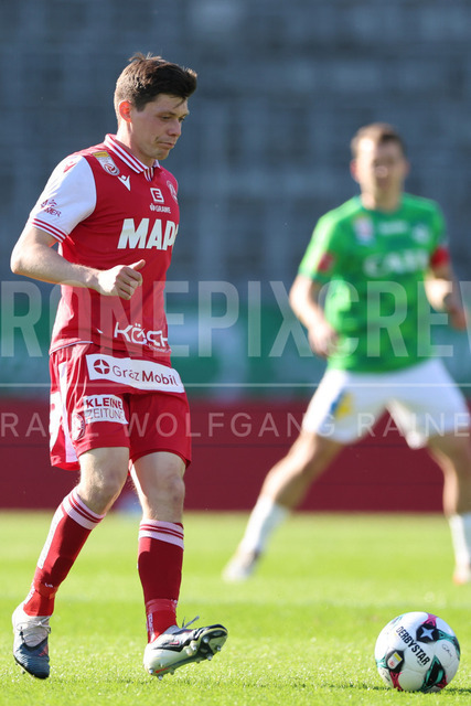 Grazer AK 1902 vs WSG Tirol – Austrian Bundesliga | Graz, Austria, 02.MAY.26 - SOCCER - ADMIRAL Bundesliga, Qualification Group, Grazer AK 1902 vs WSG Tirol. The image shows Thorsten Schriebl (GAK).