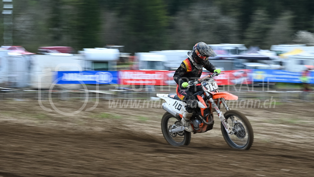 Motocross Schlatt bei Winterthur - 29. April 2023 | #110 Kuhn Sven aus Jonschwil (CH) auf KTM in der Kategorie MX2 am Motocross Schlatt bei Winterthur, 29. April 2023.
Instagram: @mx_schlatt | @mc_wila | @sam_schweiz
Bild: Sportfotografie Markus Aeschimann | www.markus-aeschimann.ch - Realisiert mit Pictrs.com