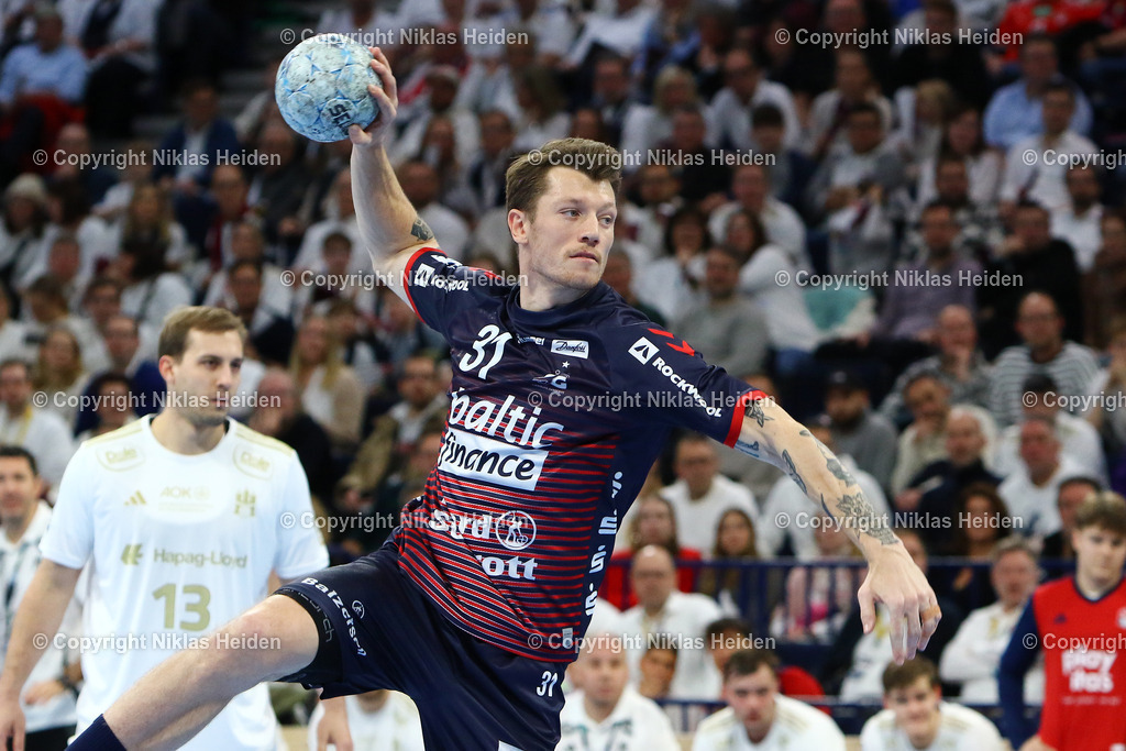 NH_HandballSportVereinHamburg_SGFlensburgHandewitt_HandballBundesliga_22122024 | #31 Emil Jakobsen (SG Flensburg-Handewitt)Handball I Herren I Bundesliga (Daikin HBL) I Saison 2024-2025 I 16. Spieltag I HSV Hamburg - SG Flensburg-Handewitt I 22.12.2024 I Barclays Arena
