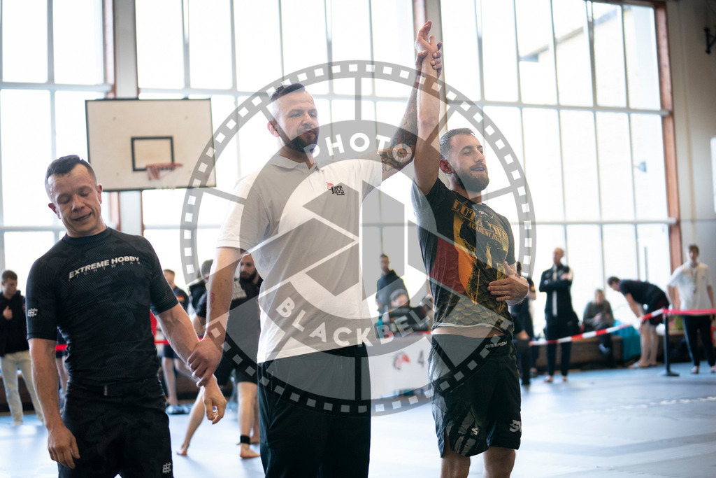 20240309PBB6659 | Fighters compete during the International Luta Livre (ILLCS) Spring Championship in Hannover, Germany, on March 9, 2024.