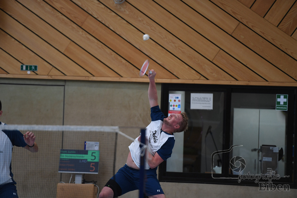 Badminton TV Metjendorf | Herren Doppel, Frank Juchim und Tim Struckenschneider; Badminton TV Metjendorf am 26.10.2025 in Metjendorf (Sporthalle Auf dem Kamp); Photo: Philip Eiben 2025 - Realisiert mit Pictrs.com