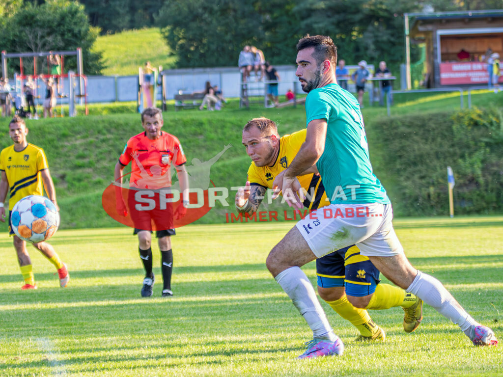SV St. Margareten/Ros. - DSG Ferlach Villacher Bier-KFV-Cup 2. Runde | SV St. Margareten/Ros. - DSG Ferlach am 02.08.2023 in St. Margareten im Rosental
(Sportplatz), Austria, (Photo by Ernst Krawagner sport-fan.at) - Realisiert mit Pictrs.com