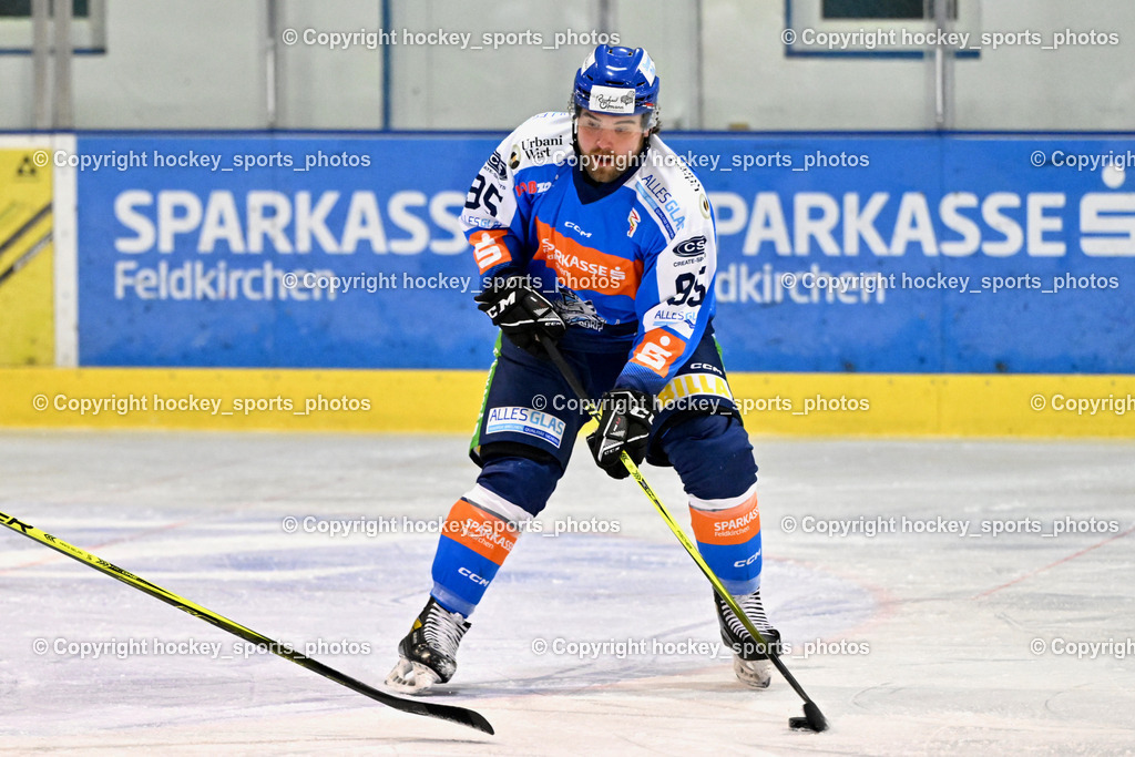 ESC SPARKASSE STEINDORF vs. EV ZELTWEG MURTAL LIONS | #95 Gelfanov Ruslan ESC Steindorf, ESC SPARKASSE STEINDORF vs. EV ZELTWEG MURTAL LIONS, ESC SPARKASSE STEINDORF vs. EV ZELTWEG MURTAL LIONS am 27.12.2025 in Steindorf (Ossiachersee Halle), Austria, (Photo by Bernd Stefan)