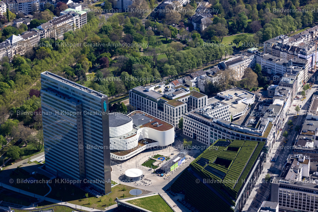 Luftbild KÖ Bogen II Düsseldorf NRW Deutschland Europa 439A3634 | Luftbild KÖ Bogen II Düsseldorf NRW Deutschland Europa Luftbildfotografie Hermann Klöpper/ Creative-Airphotography - Realisiert mit Pictrs.com