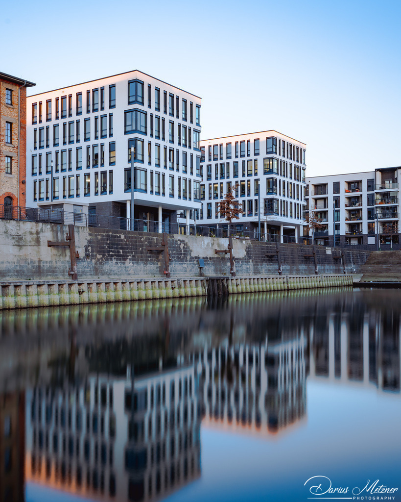 Der Zollhafen in Mainz | Seit 2012 entsteht auf dem Areal des ehemaligen Mainzer Zollhafens ein neues Wohngebiet.
