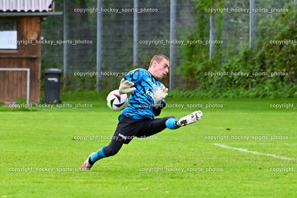 SV Viktoria Viktring vs. FC Mondi Frantschach | #1 Lukas Knapp FC Frantschach, SV Viktoria Viktring vs. FC Mondi Frantschach, SV Viktoria Viktring vs. FC Mondi Frantschach am 02.08.2025 in Klagenfurt (Sportplatz Viktrink), Austria, (Photo by Bernd Stefan)
