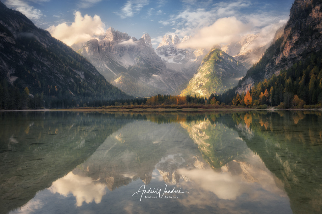 Spiegelnde Bergkulisse | Andre Wandrei - Nature Artworx - Realisiert mit Pictrs.com