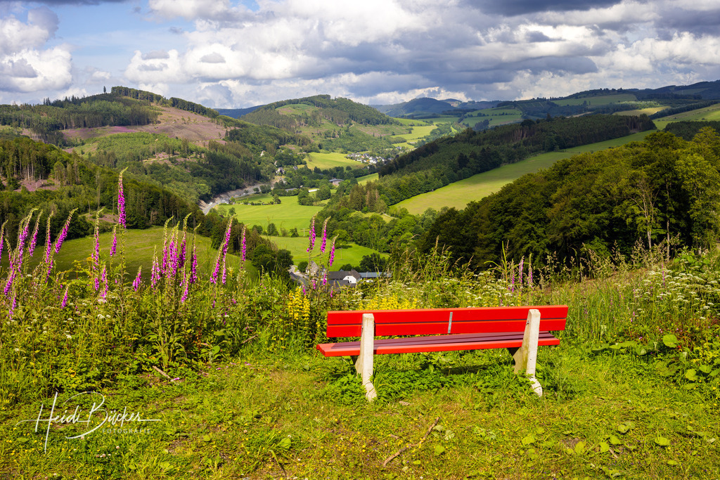 Blick ins obere Lennetal | Blick ins obere Lennetal bei Oberkirchen im Schmallenberger Sauerland - Realisiert mit Pictrs.com