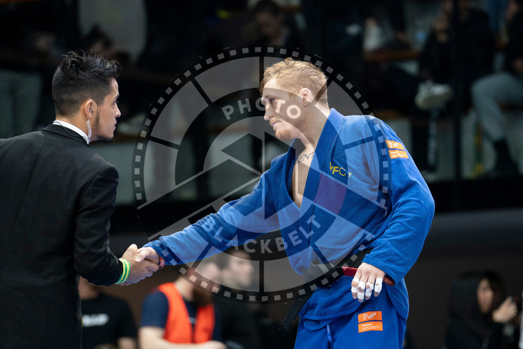 20240126PBB1201 | Fighters compete during the Brazilian Jiu-Jitsu European Championship of the IBJJF in Paris, France, on January 26, 2024.