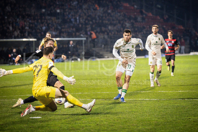 3. Liga: FC Viktoria Köln - TSV 1860 München, 06.03.2026 | Kevin Volland (TSV 1860 München, 31) trifft zum 0:1 ; Köln, 06.03.2026 - 28. Spieltag der 3. Fußball-Liga: FC Viktoria Köln - TSV 1860 München im Sportpark Höhenberg in Köln.Die DFL-Bestimmungen verbieten die Verwendung von Fotografien als Bildsequenzen und / oder Quasi-Videos.