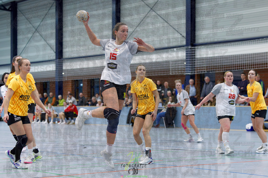 Frauen Oberliga Mitte (HHV); HSG Eibelshausen/Ewersbach - HSG Wettenberg II | Frauen Oberliga Mitte (HHV); HSG Eibelshausen/Ewersbach - HSG Wettenberg II am 13.12.2025 in Steinbrücken (Sporthalle am Hammerweiher)Photo © 2025 - Jörg Heinrich - Realisiert mit Pictrs.com