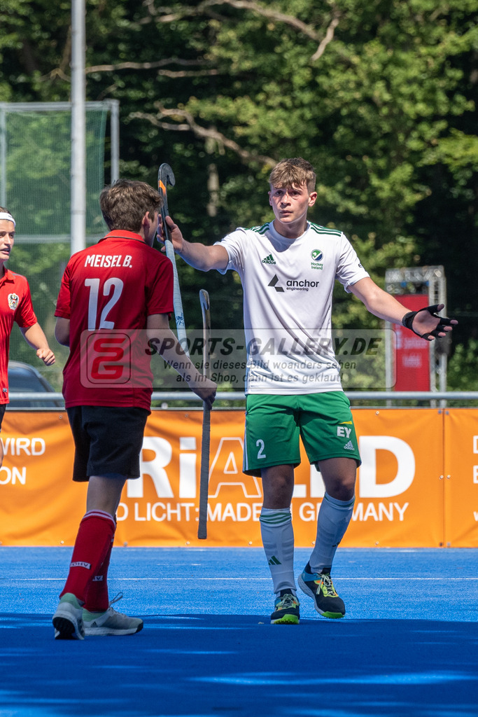 SFE_20230708_0084 | EuroHockey EM U18 Boys Austria vs Ireland am 08.07.2023 in Krefeld (Gerd-Wellen-Hockeyanlage), Photo: Stephan Fehrmann 2023 (Sports-Gallery)