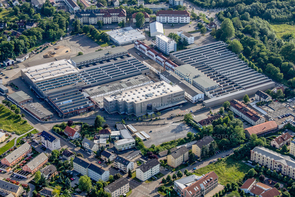 Luftbild: Getinge Academy in Rastatt im Bundesland Baden-Württemberg in Deutschland. Foto: IMG_18797.jpg vom 03.06.2009 durch Werner Riehm/FLY-FOTO.de