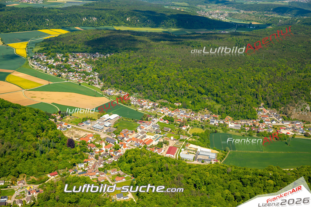 Luftaufnahme von Konstein Wellheim Bild- Das Luftbild wurde 2025 vom UL-Flugzeug heraus erstellt ( keine Drohne ) - Hochauflösende Luftaufnahme -Nicht vergleichbar mit Google Maps oder Satelittenbilder- Die Geschenkidee !Mit Lizenz und Bildrechte bestellbar