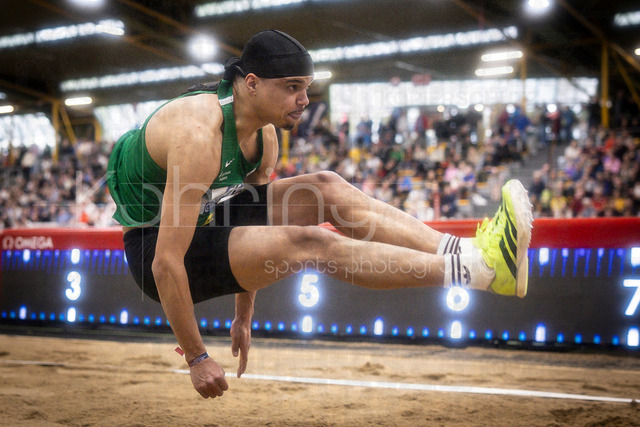 Deutsche Leichtathletik-Hallenmeisterschaften; Dortmund, 28.02.2026 | Simon Plitzko (TSG Bergedorf, 250); Deutsche Leichtathletik-Hallenmeisterschaften am 28.02.2026 in der Helmut-Körnig-Halle in Dortmund. 