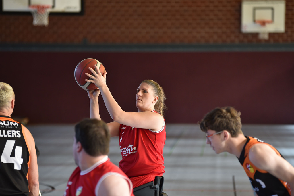 2024-10-26-0276 | RSKV Tuebingen vs. Hannover United 2, Rollstuhlbasketball, 2. Bundesliga Sued, 3. Spieltag, Saison 2024/2025, 26.10.2024, Foto: Ralph Kunze - Realisiert mit Pictrs.com