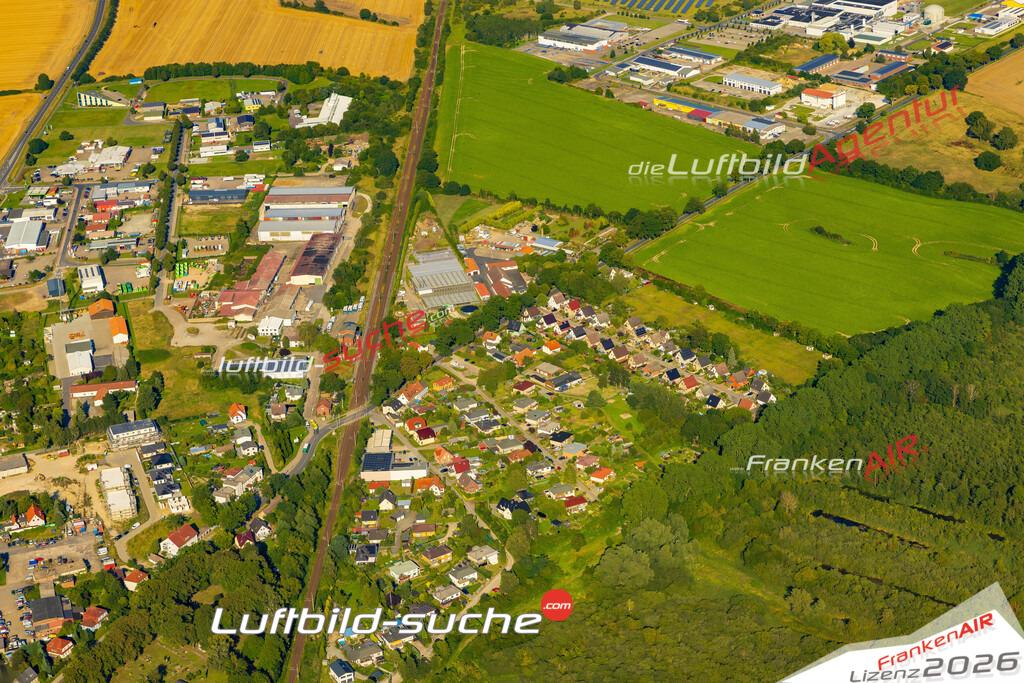 Damgarten Ribnitz-Damgarten Bild- Das Luftbild wurde 2025 vom UL-Flugzeug heraus erstellt ( keine Drohne bzw. Drohnenaufnahme ) - Hochauflösende Luftaufnahme -Nicht vergleichbar mit Google Maps oder Satelittenbilder- Die Geschenkidee !Mit Lizenz und Bildrechte bestellbar - CC