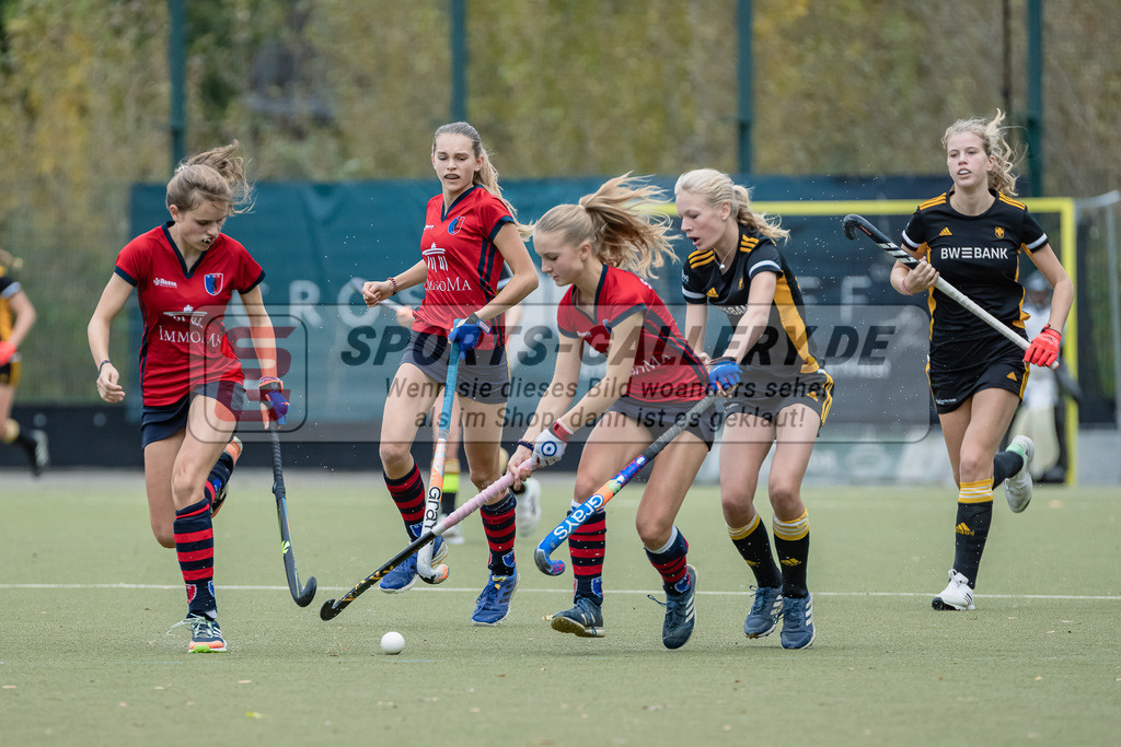 HK_20231022_105879 | Platz 3 Deutsche Meisterschaft Feld WU16 Berliner HC - Harvestehuder THC am 22.10.2023 DHC, Düsseldorf ,