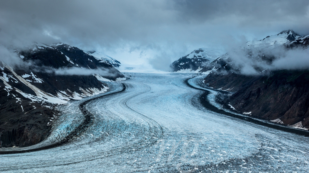 Breathtaking view over Salmon Glacier near Steward/Hyder | gigantic Salmon Glacier close to the Alaskan-Canadian Boarder, , British Columbia, Kanada - Realisiert mit Pictrs.com