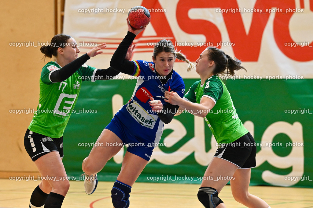 SC Ferlach Damen vs. HIB Graz 18.2.2023 | #17 STRASSER Carina, #55 Pavkovic Andrea, #13 SPALT Lisa