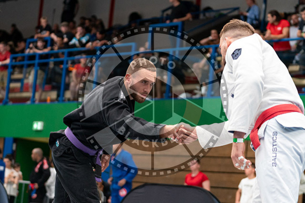 20230826PBB52834 | Fighters compete during the AJP INTLPRO BJJ and grappling competition in Hamburg, Germany, on August 26 2023.