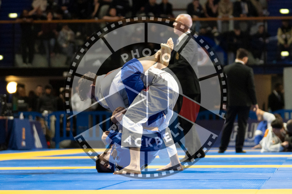 20240119PBB0902 | Fighters compete during the IBJJF European Championship in Paris, France, on January 19, 2024.