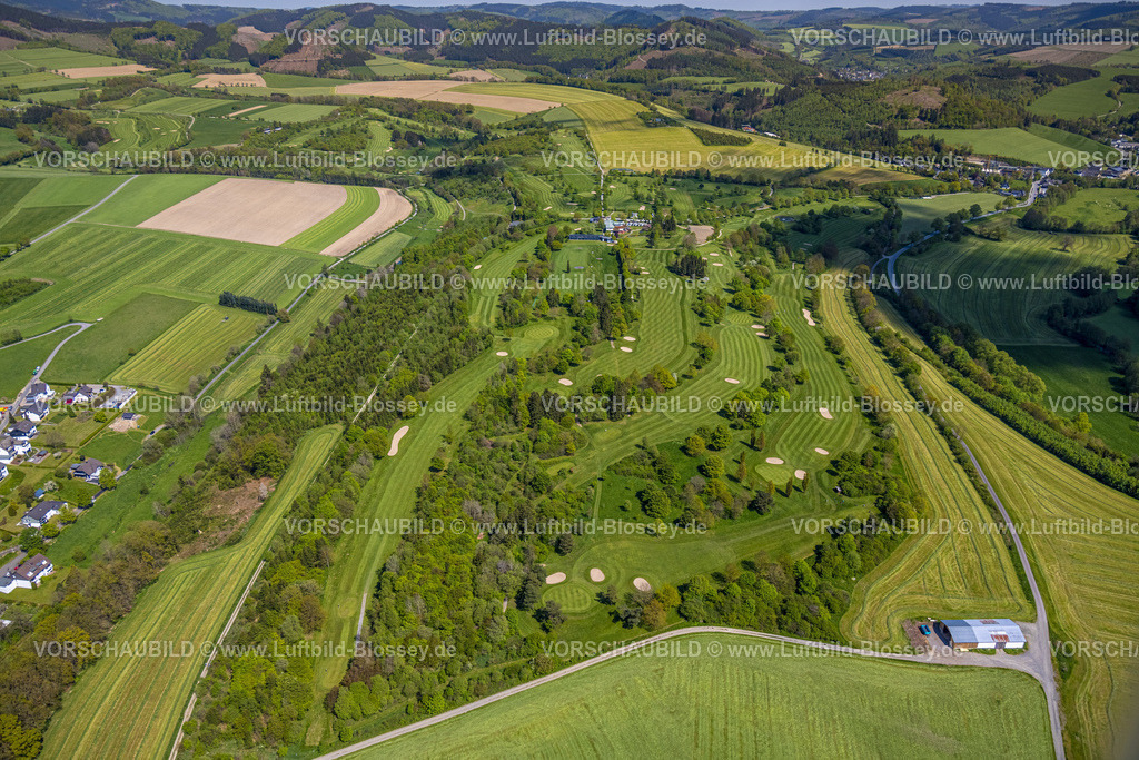 Schmallenberg230506500 | Luftbild, Golfplatz und Golfclub Schmallenberg, Winkhausen, Schmallenberg, Sauerland, Nordrhein-Westfalen, Deutschland