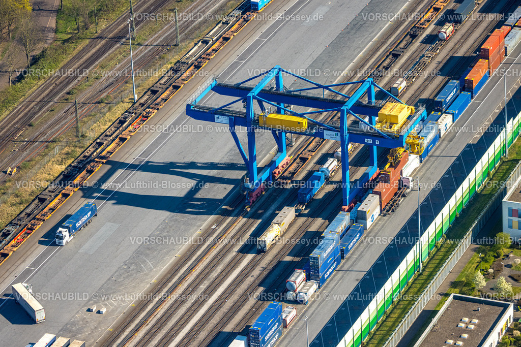 Duisburg250401684LogPort3Hohenbudberg | Luftbild, duisport Hafen, logport III Hohenbudberg, logport 3, Containerterminal, Friemersheim, Duisburg, Ruhrgebiet, Nordrhein-Westfalen, Deutschland