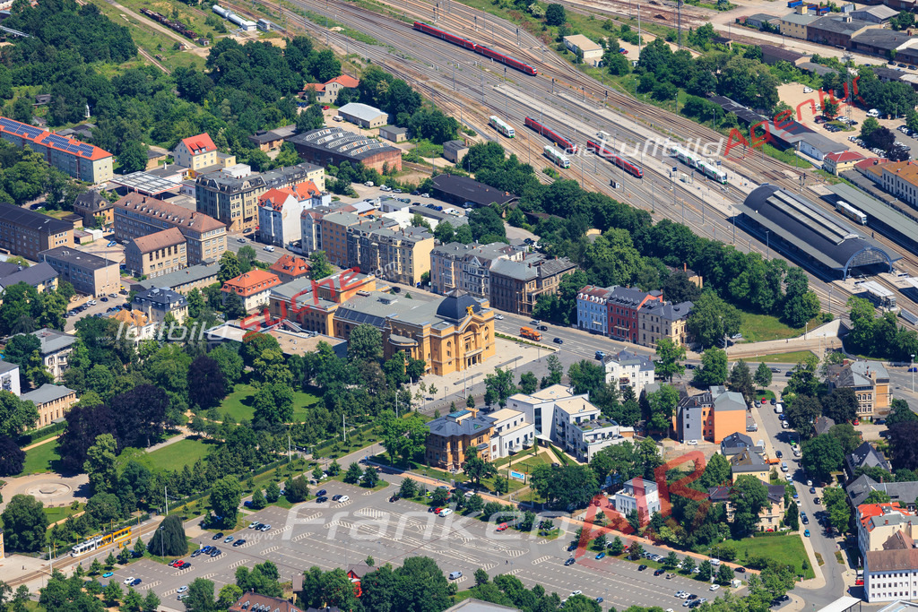 Luftbild von  Gera - Luftaufnahme wurde 2016 von https://frankenair.de mittels Flugzeug (keine Drohne) erstellt - die Geschenkidee
