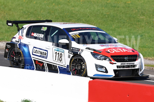 FIA European Hill Climb Championship – Rechberg 2026    | FIA European Hill Climb Championship at Rechberg, held from 24 to 26 April 2026 near Tulwitz, Styria, Austria. The image shows Bernd MAYER (AUT) Peugeot 308 TCR 1.6.     