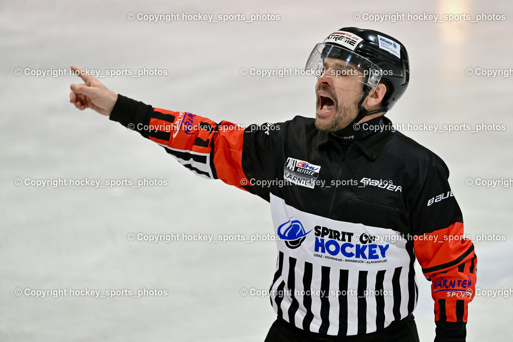 ESC SPARKASSE STEINDORF vs. UECR Huben  | WIDMANN Florian Referee, ESC SPARKASSE STEINDORF vs. UECR Huben , ESC SPARKASSE STEINDORF vs. UECR Huben  am 06.02.2026 in Steindorf (Ossiachersee Halle), Austria, (Photo by Bernd Stefan)