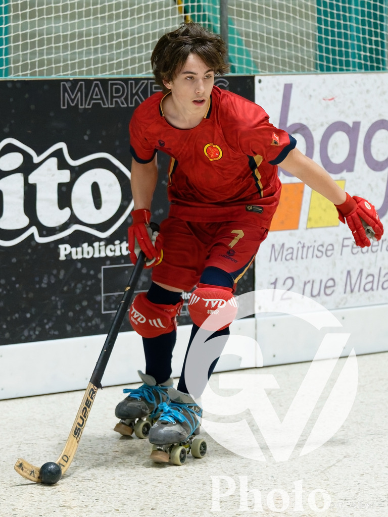 Geneve RHC  v RC Biasca  - U17 | Geneve, Switzerland - May 10 : during the U17  match between Geneve RHC  and RC Biasca  at Centre sportif de la queue d'arve on May 10 , 2026 in Geneve, Switzerland.