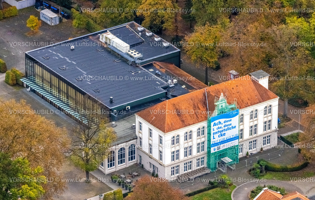 Hamm221011822 | Luftbild, Kurhaus Bad Hamm, Spruch Ach diese Lücke, Mitte, Hamm, Ruhrgebiet, Nordrhein-Westfalen, Deutschland