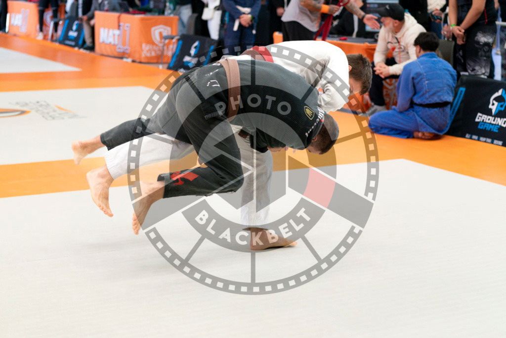 20240915PBB0518 | Athletes compete during the Grappling Industries’ grappling and Brazilian jiu-jitsu competition in Berlin, on September 15, 2024.