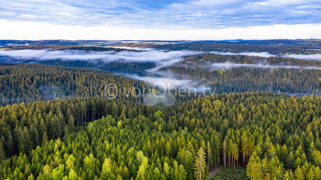 Blick zum Kremnitztal bei Teuschnitz | Luftbilder, Drohnenbilder, Oberfranken, Bayern, Kronach, Lichtenfels, Kulmbach, Thüringen, Frankenwald, Thüringerwald - Realisiert mit Pictrs.com