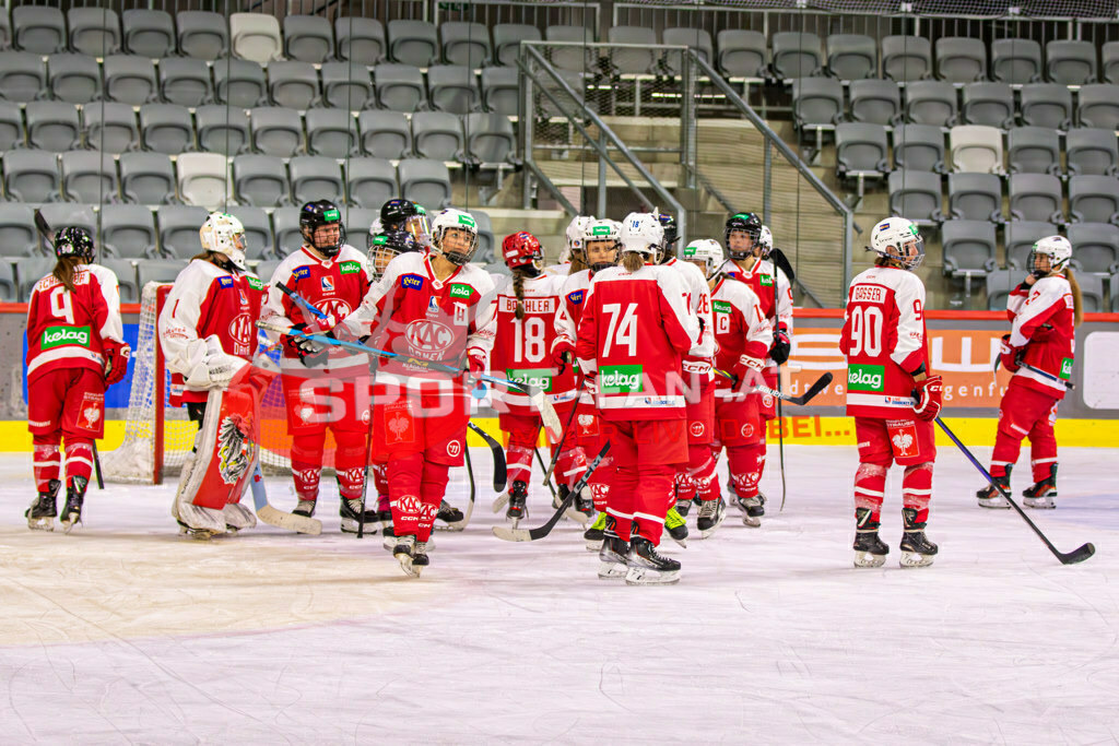 Eishockey DEBL 2023/24 | Eishockey DEBL 2023/24, KAC Frauen - Villach Lady Hawks am 27.09.2023 in Klagenfurt (Heidi Horten Arena), Austria, (Photo by Ernst Krawagner sport-fan.at) - Realisiert mit Pictrs.com