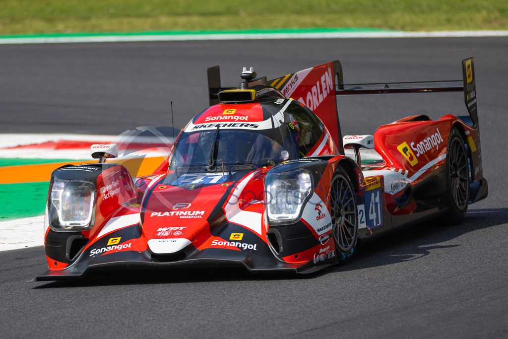 Trainproduction-20230708-0010 | MONZA,ITALY,08.Jul.23 - MOTORSPORTS - WEC, FIA World Endurance Championships, 6h of Monza, Autodromo Monza. Image shows Rui Andrade (ANG), Louis Deletraz (SUI) and Robert Kubica (POL/ Team WRT). Photo: Trainproduction / Matthias Trinkl