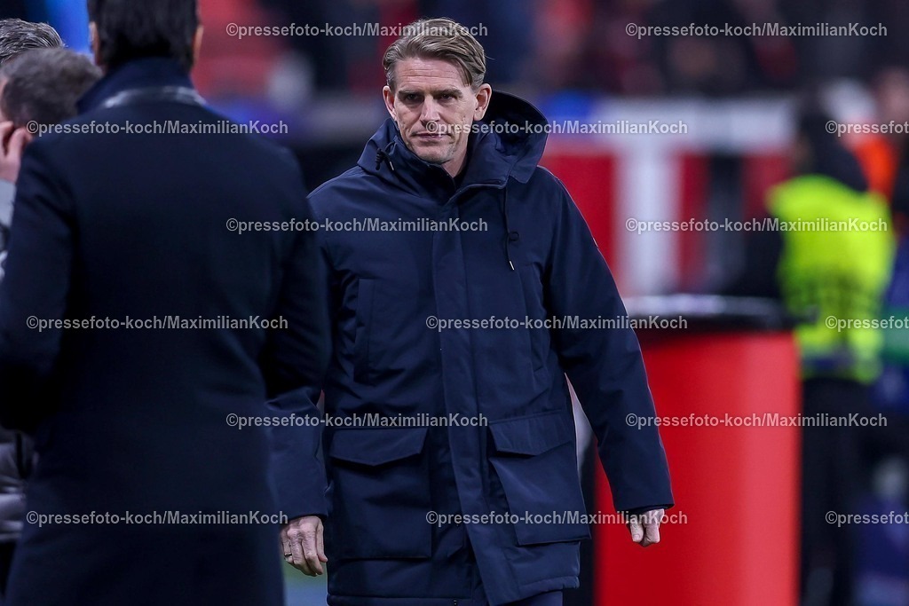 UCL11032501079 | 11.03.2025, Fußball, UEFA Champions League, Bayer 04 Leverkusen - FC Bayern München, Achtelfinale Rückspiel, BayArena, Saison 2024 2025: Christoph Freund (Sportdirektor FC Bayern)DFB regulations prohibit any use of photographs as image sequences and or quasi-video.