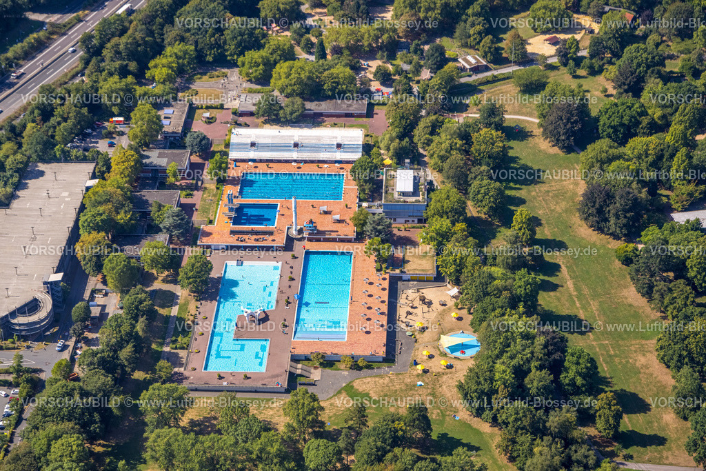 Essen220807191 | Luftbild, Grugabad, Freibad, Essen-Rüttenscheid, Essen, Ruhrgebiet, Nordrhein-Westfalen, Deutschland