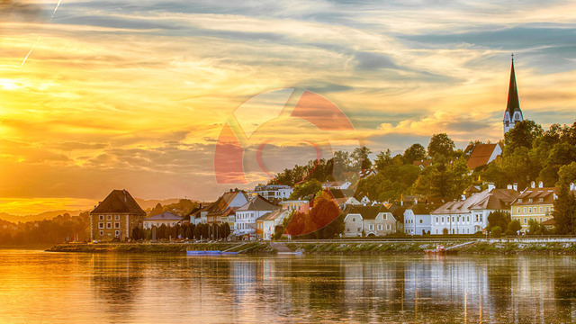 Sonnenuntergang in Mauthausen | Heimatbilder.at, Bilder aus unserem Daheim für dein Daheim. Für Sonderwünsche bitte das Kontaktformular auf www.heimatbilder.at benutzen. - Realisiert mit Pictrs.com