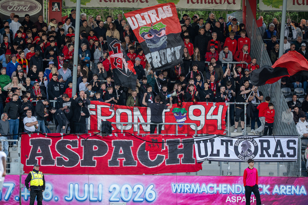 SG Sonnenhof Großaspach vs. SGV Freiberg, Fussball, Regionalliga Suedwest, 30. Spieltag, 22.04.2026 | Fans,SG Sonnenhof Großaspach vs. SGV Freiberg, Fussball, Regionalliga Suedwest, 30. Spieltag, 22.04.2026