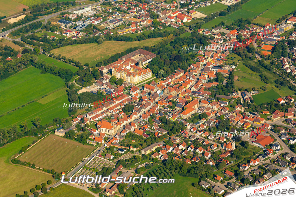 Das Luftbild zeigt :  Ellingen - Die Luftaufnahme wurde 2024 vom UL-Flugzeug aus erstellt ( keine Drohne ) - Hochauflösende Luftaufnahme - Für grossformatige Ausdrucke geeignet. Die Geschenkidee !Mit Lizenz und Bildrechte bestellbar