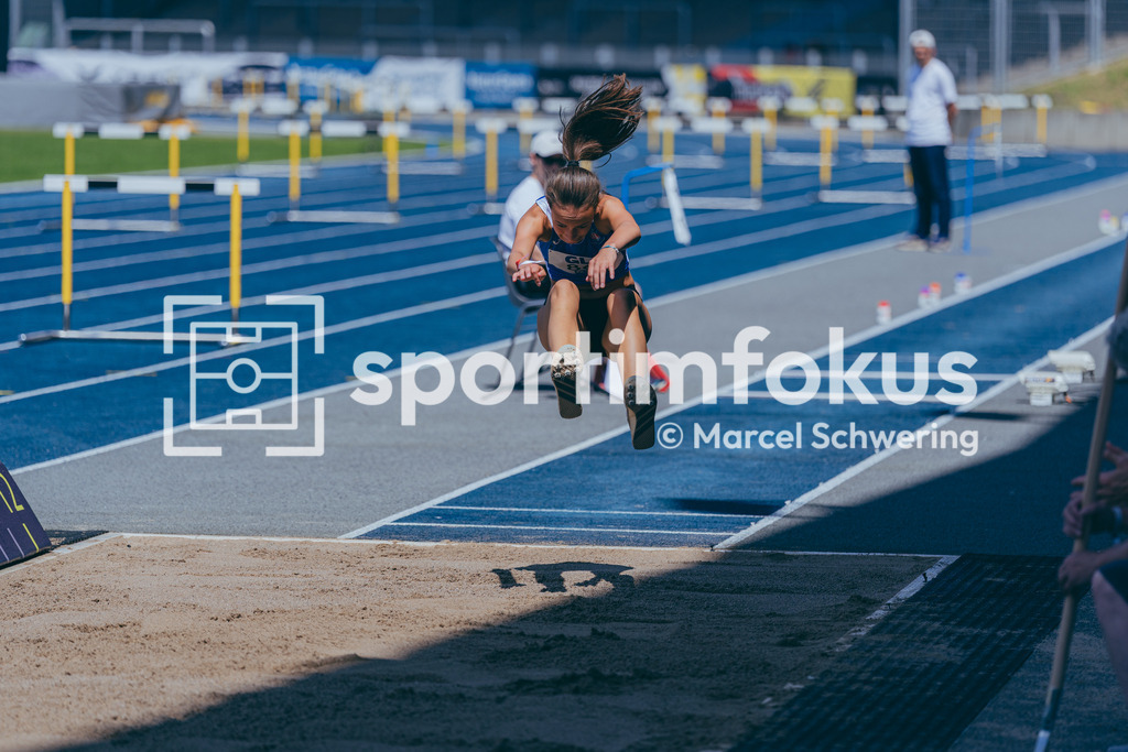 Deutsche Meisterschaften U20 / U16 2026 | Pia Jackel, Sportclub Krefeld 1905, 867, Dreisprung, Deutsche Meisterschaften der U20 &amp; U16 2026, Lohrheidestadion Bochum-Wattenscheid, 11.07.2026. Foto: Marcel Schwering / sportimfokus - Realisiert mit Pictrs.com