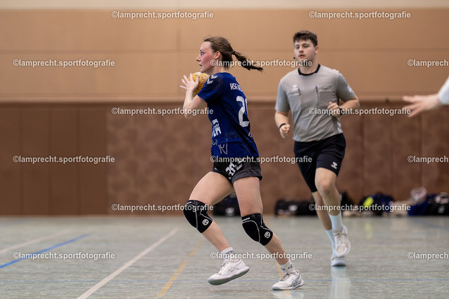 Handball I Frauen I Saison 2025-2026 I Verbandsliga Süd I 20. Spieltag I HSG Kalkberg 06 - Preetzer TSV 202 | Franka Schultz (20, HSG Kalkberg 06) - Realisiert mit Pictrs.com
