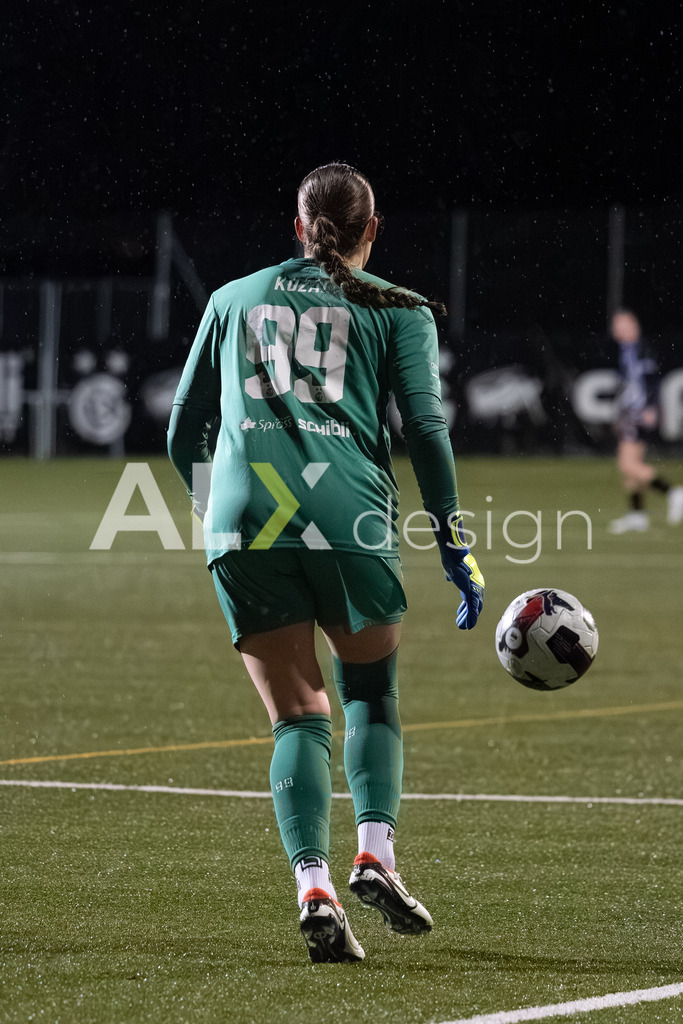 Fußball I Frauen I Saison 2025-2026 I AXA Women's Super League | Women I 14. Spieltag I Grasshoppers Club Zürich - FC Luzern I 14.02.2026 | 99 Lauren Kozal (US) (GC Zürich) – Tor - Realisiert mit Pictrs.com