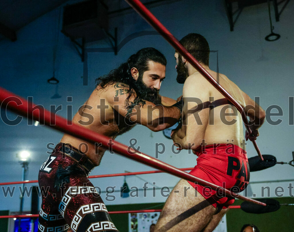 2023-11-11_093_Erding_Wrestlingshow | Erding, Deutschland, 11.11.2023:
Wrestling, Saison 2023, EWS Wrestling ERDING

Foto: Christian Riedel / fotografie-riedel.net