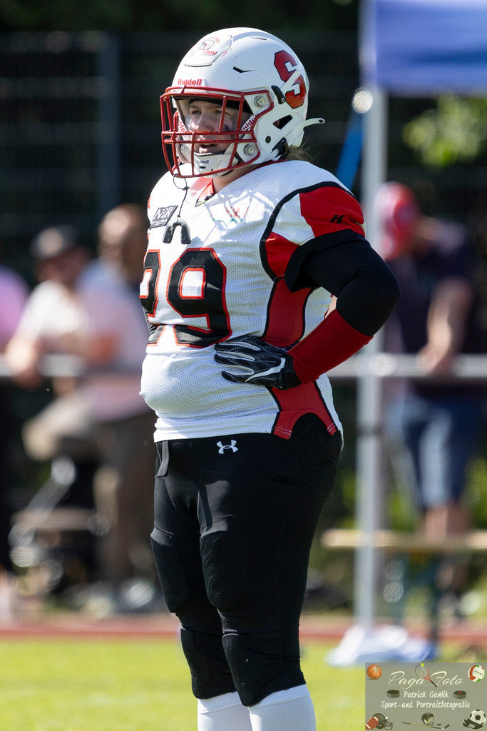 GFLW 1: German Football League Women 1: Rodgau Pioneers Ladies - Stuttgart Scorpions Sisters, 07.06.2026 | Marie Linke (Stuttgart Scorpions Sisters #29), Freisteller, Portrait / Porträt, Rodgau Pioneers Ladies - Stuttgart Scorpions Sisters, Rodgau, Maingau-Energie-Stadion "Am Weichsee", 7.6.2026 - Realisiert mit Pictrs.com