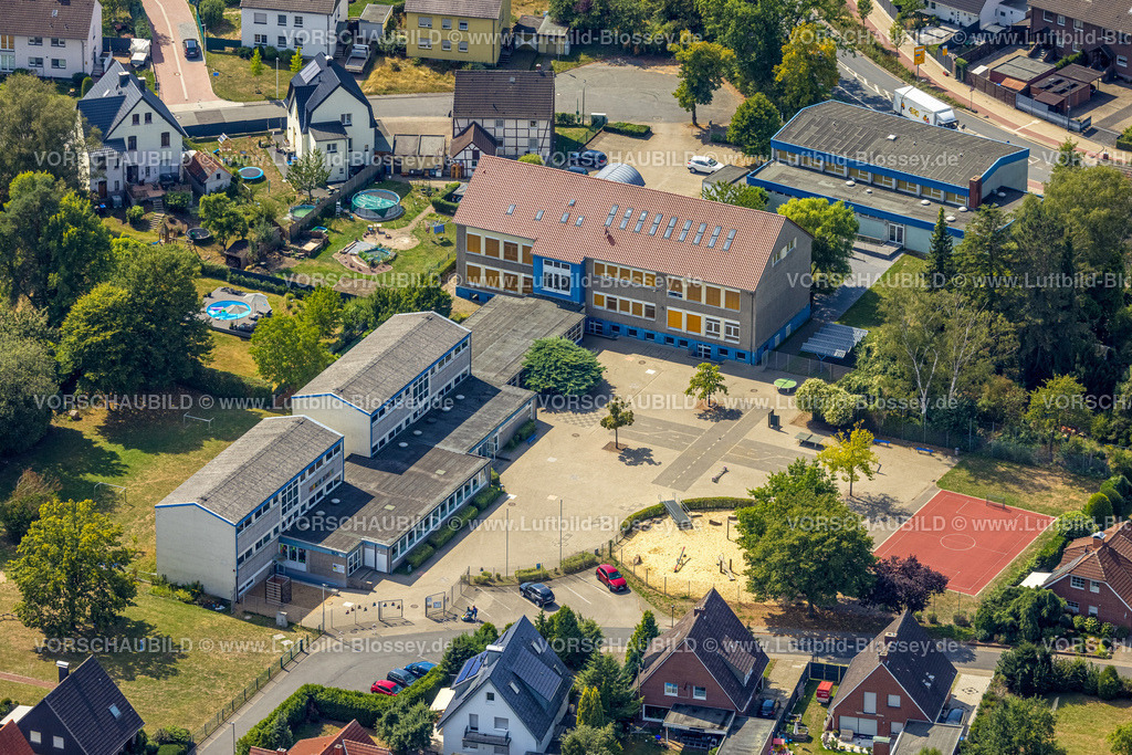 Hamm220809391HerringenPelkum | Luftbild, Schillerschule, Pelkum, Hamm, Ruhrgebiet, Nordrhein-Westfalen, Deutschland