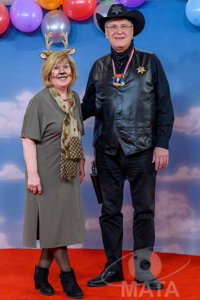 _DWA2139 | Gerswid Terheyden und Staatsminister Joachim Hermann (CSU) bei der TV-Sendung Fastnacht in Franken 2024. Veitshöchheim, 02.02.2024 Bayern Deutschland - Realisiert mit Pictrs.com