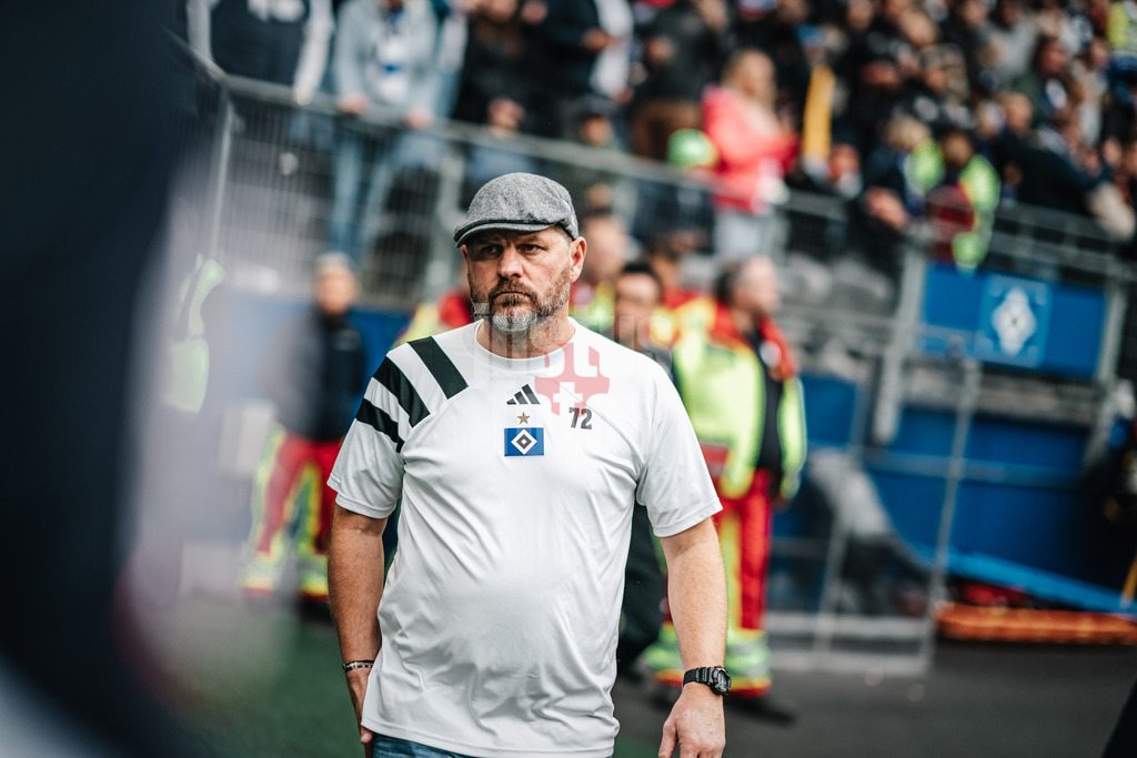 Fußball | Männer | Saison 2024/2025 | 2. Fußball-Bundesliga | 7. Spieltag | Hamburger SV vs. SC Paderborn 07 | 28.09.2024 | Trainer Steffen Baumgart (HSV)